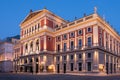 Wiener Musikverein at evening