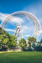 Wiener Riesenrad, Long exposure of ferris wheel at Prater in Vienna Austria Royalty Free Stock Photo