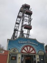 The Wiener Riesenrad or Vienna Giant Ferris Wheel of the Prater amusement park in Vienna, Austria. Royalty Free Stock Photo