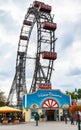 Wiener Riesenrad (Vienna Giant Wheel) in Prater Royalty Free Stock Photo