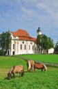 Wies Church,Bavaria Royalty Free Stock Photo
