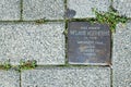Stolperstein - Stumbling Block - in Wiesbaden memorials on the pavements to victims of Nazi oppression