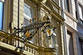 Wiesbaden, Germany - 09.30.2018: facade of old beautiful historic apartment house in Wiesbaden