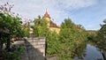 Wiesent with castle and the Hudetz Tower in an idyllic location on the Wiesent