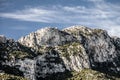 Greek mountains made of stones