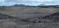 Wiew of volcans and desert rocks