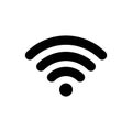 Wifi connection icon. Wifi signal coverage symbol vector illustration. Wi-fi zone sign