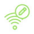 Wifi edit color line icon Royalty Free Stock Photo