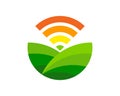 Wifi Farm Logo Icon Design