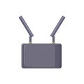 wifi 5g modem cartoon vector illustration