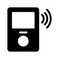Wifi glyph flat vector icon