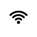 WIFI Icon in flat style. Wireless symbol