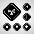 Wifi icon great for any use. Vector EPS10.