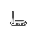 Wifi Modem line icon