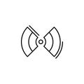 Wifi, networking icon. Simple line, outline vector elements of storage and cloud icons for ui and ux, website or mobile Royalty Free Stock Photo