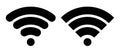 Wifi outline icon Royalty Free Stock Photo