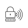 Wifi Password Icon Royalty Free Stock Photo