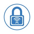 WiFi password lock, protection, security Icon