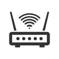 Wifi router icon design