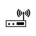 Wifi router icon vector design template for website or print