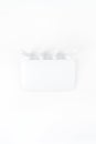 WiFi Router top view isolated on white background Royalty Free Stock Photo