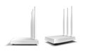 Wifi router, white wireless broadband modem