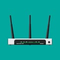 Wifi router. Wireless access point. Royalty Free Stock Photo