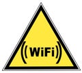 Wifi sign Royalty Free Stock Photo