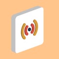Wifi Signal computer symbol Royalty Free Stock Photo