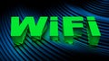 WiFi signal concept