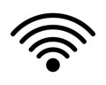 Wifi signal connection isolated icon Royalty Free Stock Photo