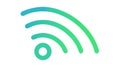 Wifi signal connectivity icon, wireless network, internet, vector design Generative AI Royalty Free Stock Photo
