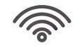 Wifi Signal Icon, Connectivity and Wireless Technology, vector design Generative AI Royalty Free Stock Photo