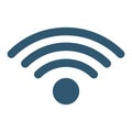Wifi signal icon image Royalty Free Stock Photo
