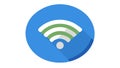 Wifi signal icon, wireless network, internet, connectivity, vector design Generative AI Royalty Free Stock Photo