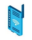 wifi signal in radio Royalty Free Stock Photo