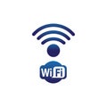 Wifi symbol wireless connection icon Royalty Free Stock Photo