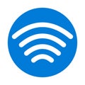 Wifi signals Line Style vector icon which can easily modify or edit Royalty Free Stock Photo