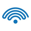 Wifi symbol icon Royalty Free Stock Photo