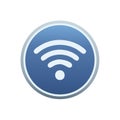 Wifi Symbol Icon, Wireless Internet Sign, Vector Illustration Royalty Free Stock Photo