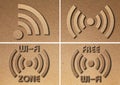 WiFi Symbol Paper