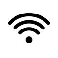 Wifi technology symbol. Wireless and wifi icon. Sign for remote internet access. Podcast vector symbol. Simple vector Royalty Free Stock Photo