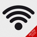 Wifi Wireless Wlan Internet Signal Flat Icon For Apps Or Websites Royalty Free Stock Photo