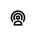 Wifi zone icon. Wireless connection sign