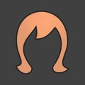 Wig color icon