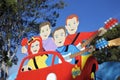 The Wiggles characters at Dreamworld