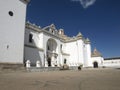 Wight Churche in Peru Royalty Free Stock Photo