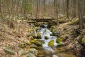 Wigwam Falls in the Blue Ridge Mountains Royalty Free Stock Photo