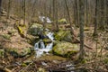 Wigwam Falls - Blue Ridge Parkway, Virginia, USA Royalty Free Stock Photo