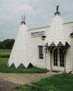 Wigwams Jasper Historical Museum, Jasper, New York Royalty Free Stock Photo